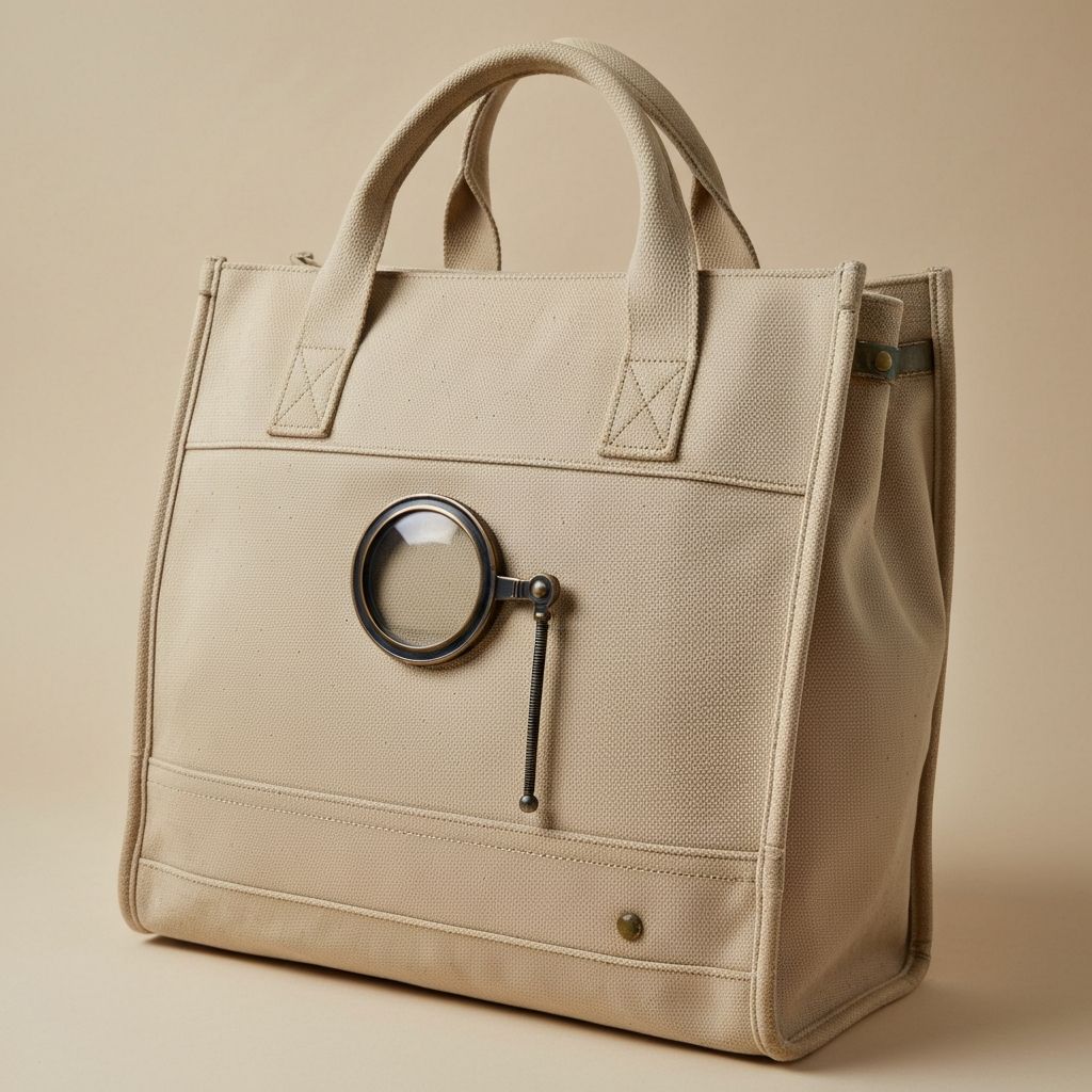 Monocle Canvas Tote Bag