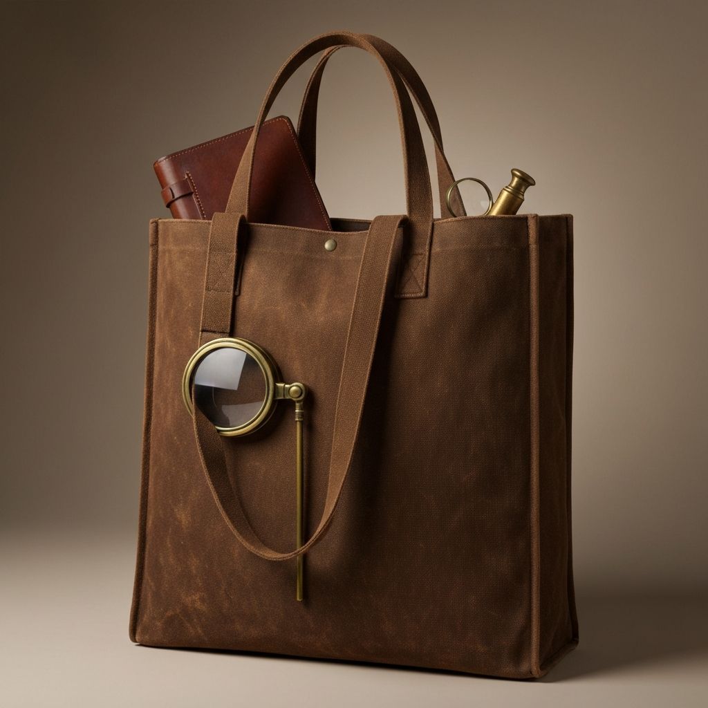 Monocle Canvas Tote Bag
